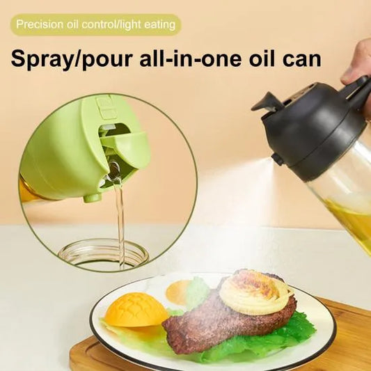 500ml Glass Oil Spray Bottle – Premium Kitchen Oil