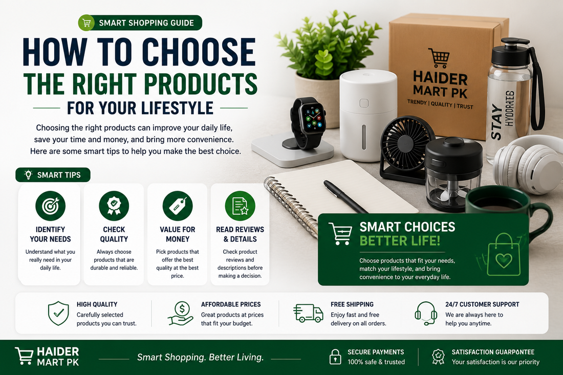 How to Choose the Right Products for Your Lifestyle