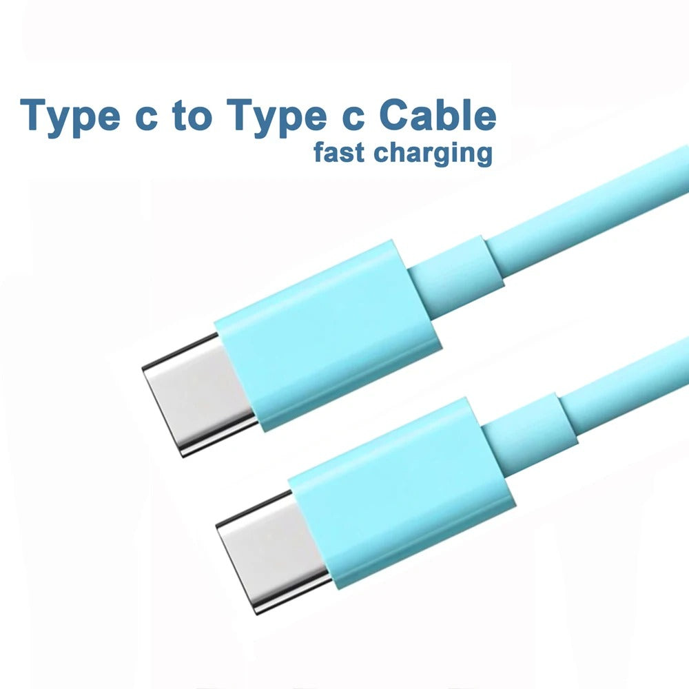 PD 60W USB C to USB Type C Cable Fast Charge Data Cable For Iphone 15