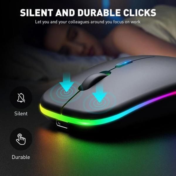 HP W10 Wireless Mouse - Slim Silent Stylish 2.4GHz
