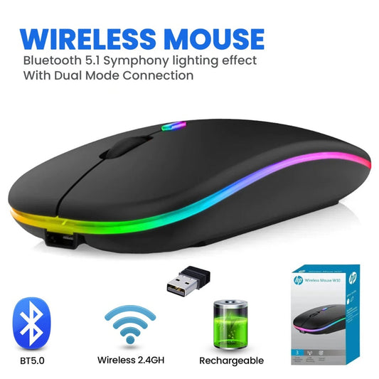 HP W10 Wireless Mouse - Slim Silent Stylish 2.4GHz