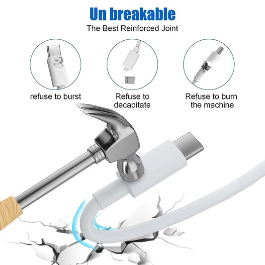 PD 60W USB C to USB Type C Cable Fast Charge Data Cable For Iphone 15