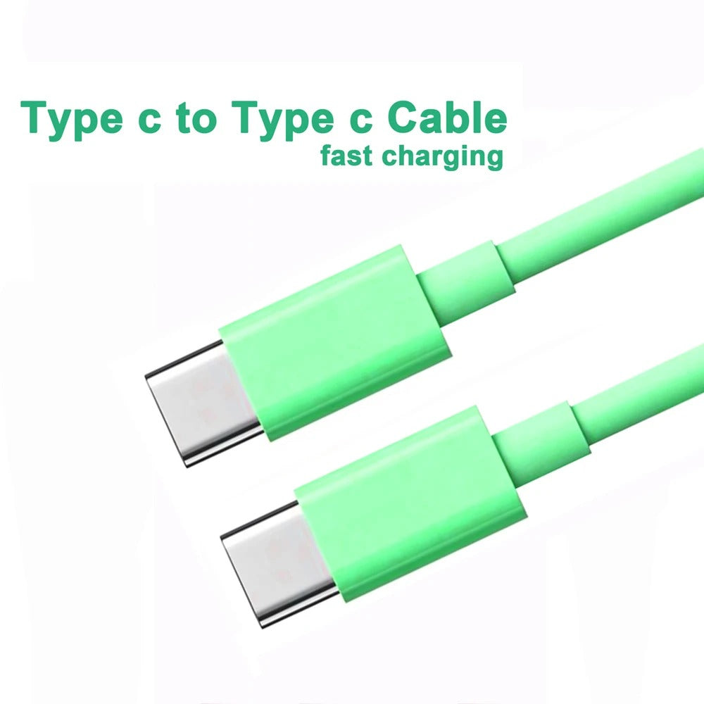 PD 60W USB C to USB Type C Cable Fast Charge Data Cable For Iphone 15