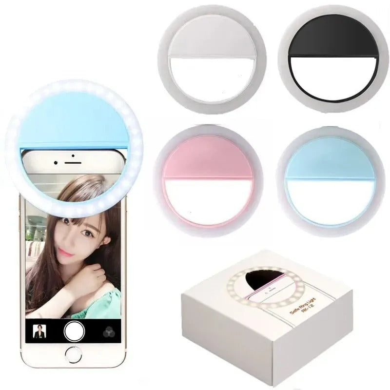 Mobile Selfie Ring Light, Mini Mobile Selfie Ring Light, LED Selfie Ring Light