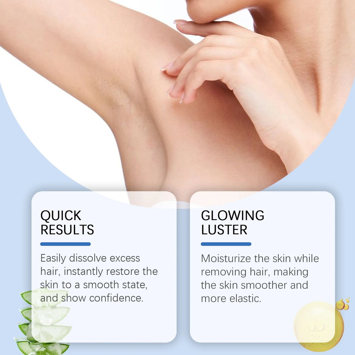 Hair Removal Spray - Gentle Body Hair Eliminator Smooth Skin Depilatory Formula Easy Spray Skincare Product For Men And Women - 150ML