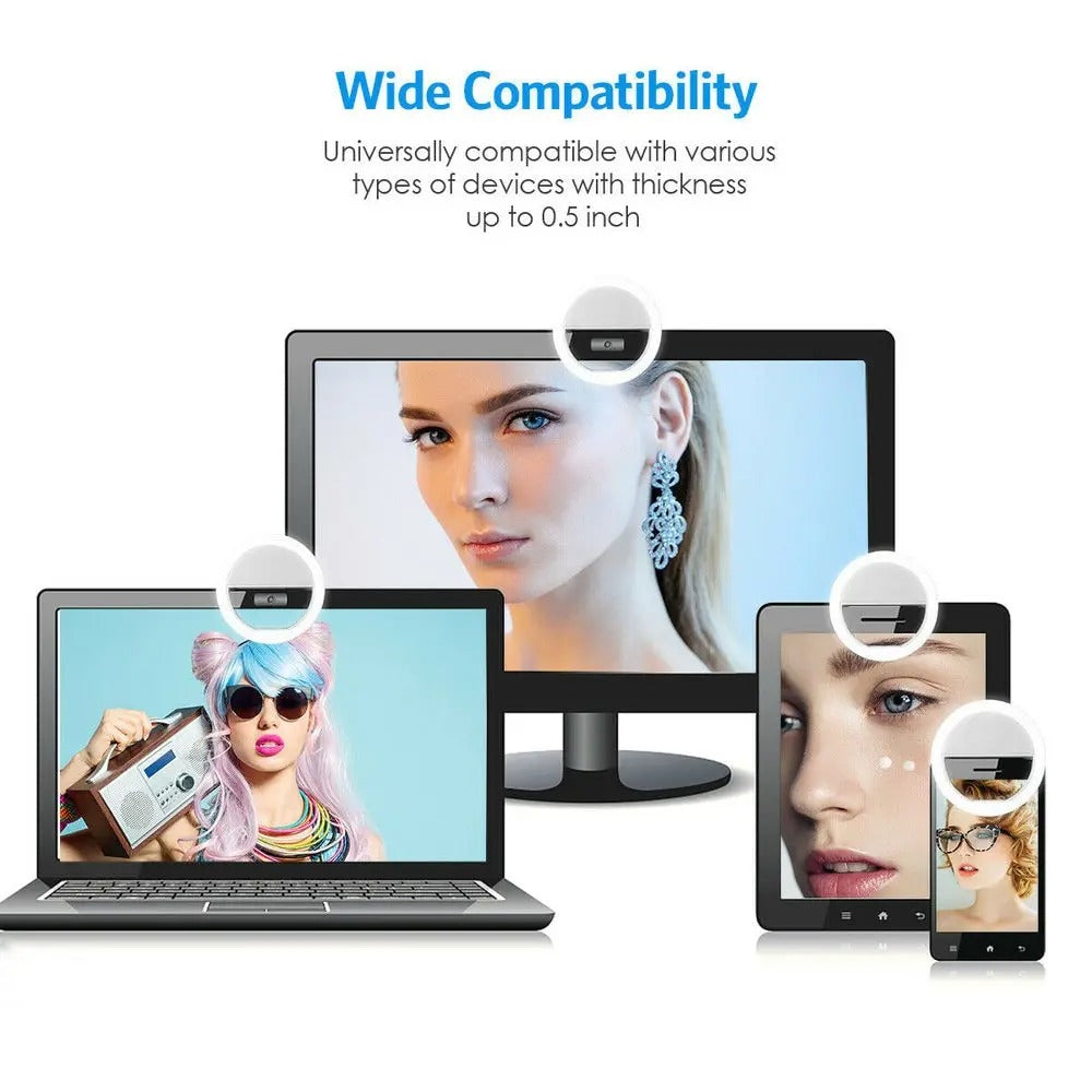Mobile Selfie Ring Light, Mini Mobile Selfie Ring Light, LED Selfie Ring Light