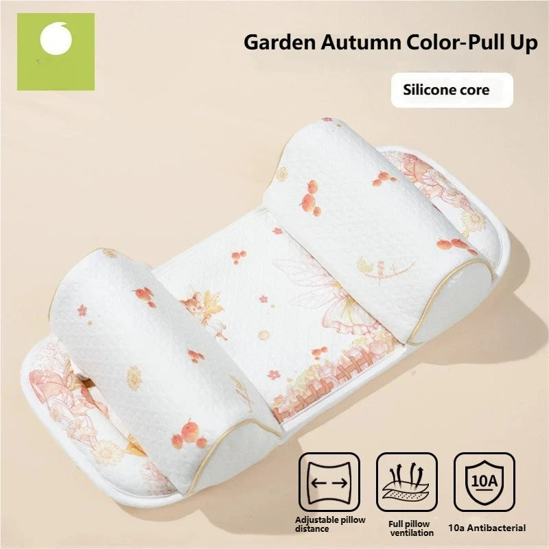 Adjustable Silicone Baby Head Shaping Anti-Roll Pillow