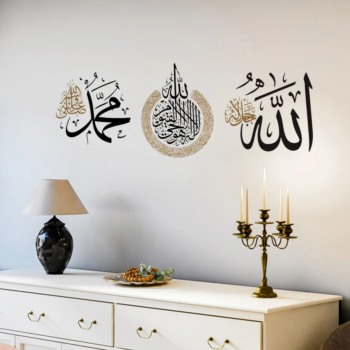 Set of 3 Premium Wall Art Photo Tiles – Modern Home Decor Sets 8x11