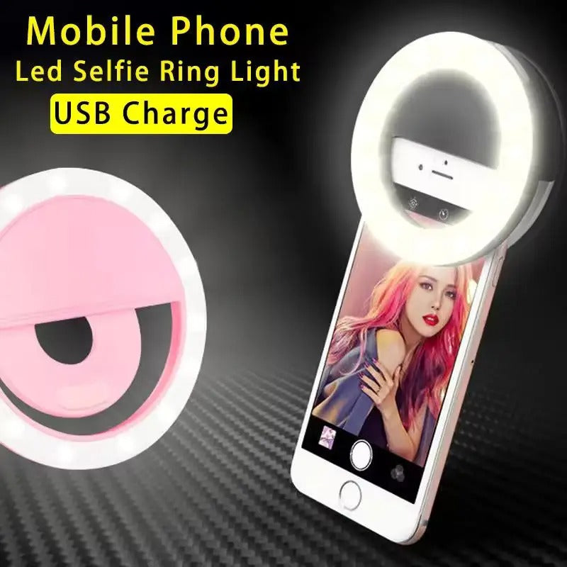 Mobile Selfie Ring Light, Mini Mobile Selfie Ring Light, LED Selfie Ring Light