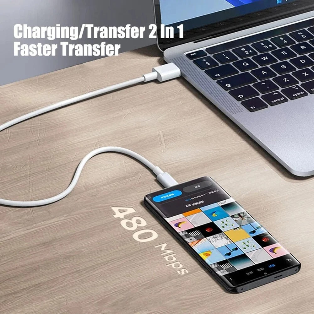 PD 60W USB C to USB Type C Cable Fast Charge Data Cable For Iphone 15