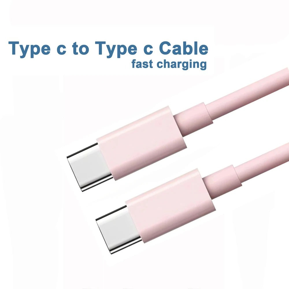 PD 60W USB C to USB Type C Cable Fast Charge Data Cable For Iphone 15