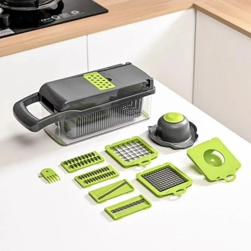 16 in 1 Vegetable Cutter - Multifunctional Slicer, Chopper, Dicer