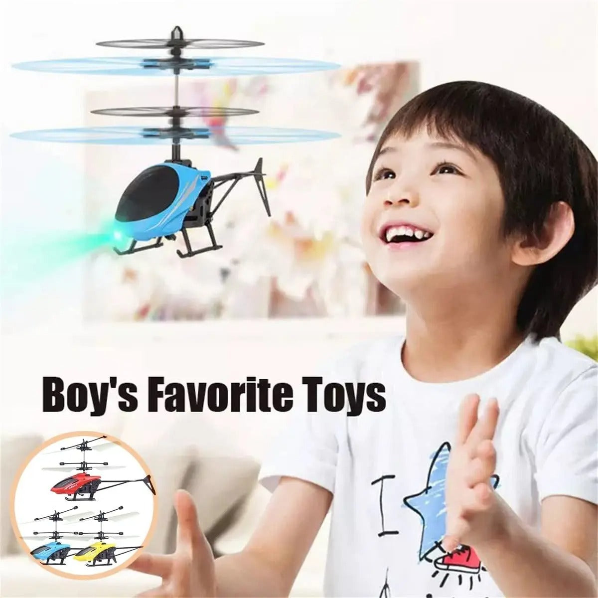 RC Helicopters Drone Children Toys with Different Patterns