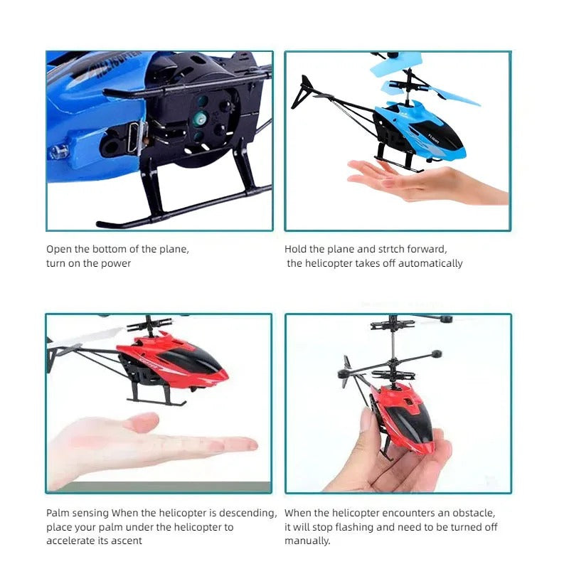 RC Helicopters Drone Children Toys with Different Patterns
