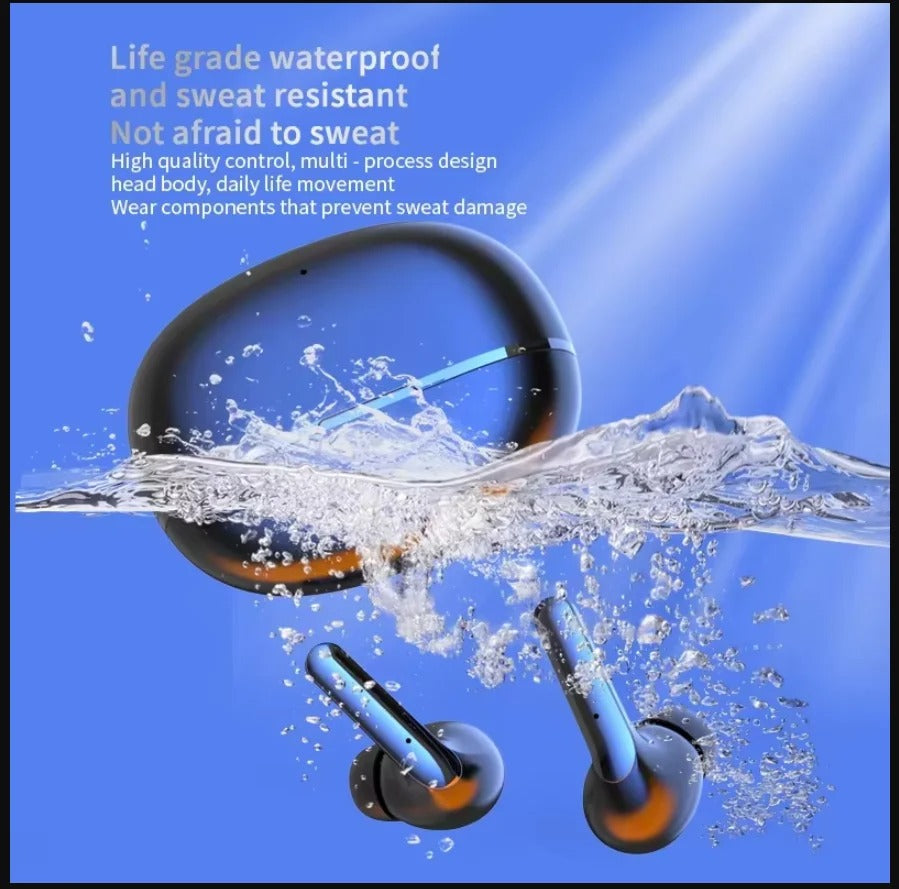 Wireless Bluetooth TWS Earphones Sport Waterproof HiFi Noise Cancelling Deep Bass Sound Dual Charging Box