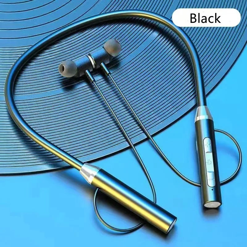 Wireless Neckband Bluetooth 5.0 Headphone Wireless Headset With Heavy Bass Stereo Earphones High Quality Magnetic Attraction Intelligent Noise Reduction Cancelling Sports Headset ZF Tech